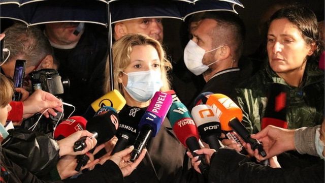 Рмбудсман Ніно Ломджарія відвідала Саакашвілі незабаром після затримання у в'язниці в місті Руставі