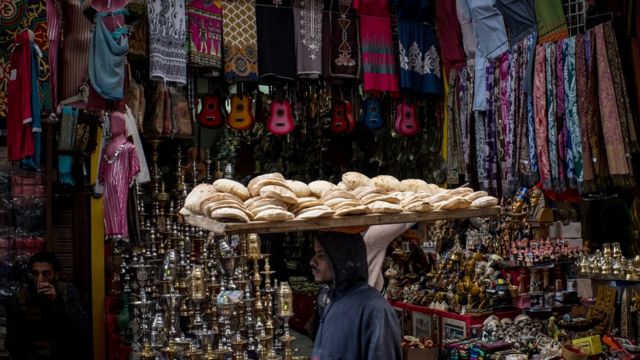 سوق في مصر.