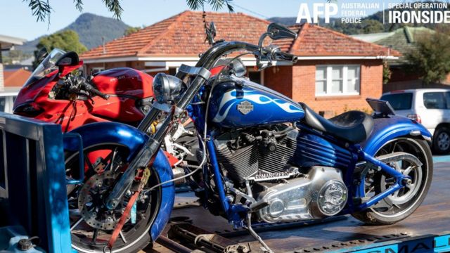 Motorbikes seized in Australia