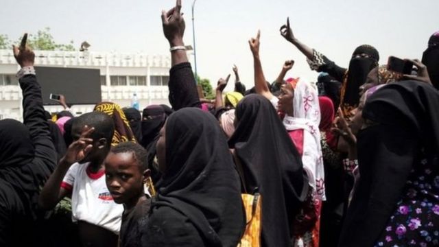 Masu zanga-zanga a Mali