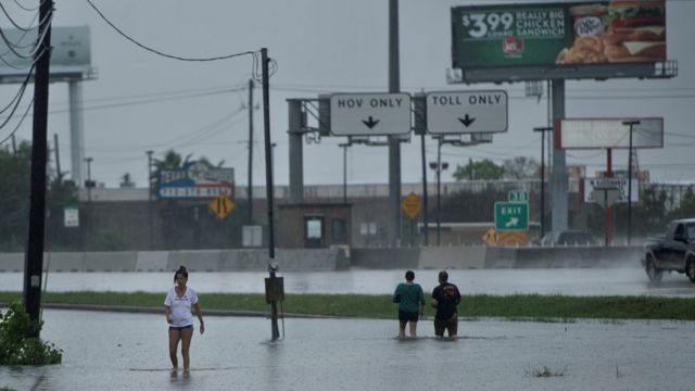 Harvey, Texas, badai,
