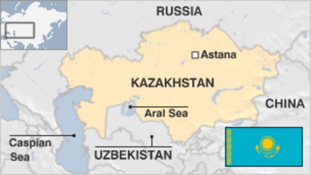 Map Of Kazakhstan And Russia Kazakhstan Country Profile - Bbc News