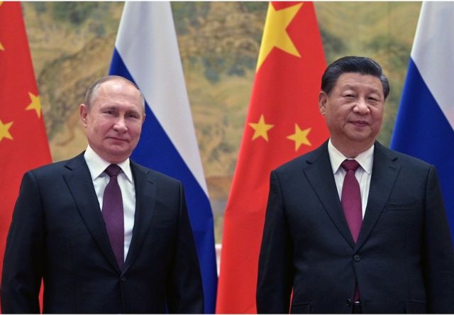 俄羅斯總統普京與中國國家主席習近平1月4日在北京舉行會晤。