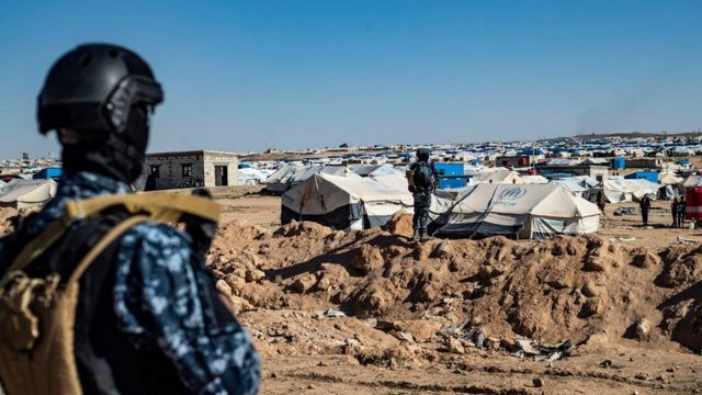 مخيم في سوريا