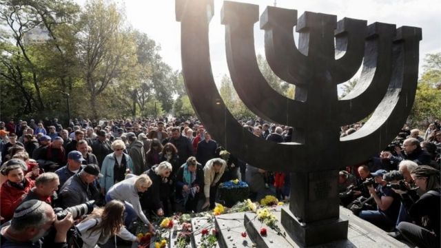 Homenaje a las víctimas de Babi Yar