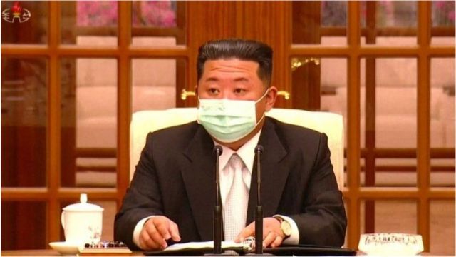 金正恩说朝鲜应该 “积极学习 ”中国政府如何应对大流行。(photo:BBC)