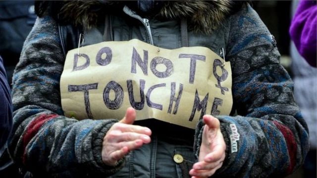 "No me toques"