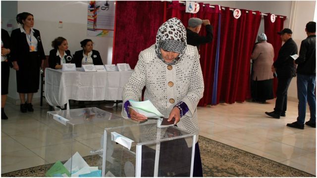 رای دهی در انتخابات پارلمانی تاجیکستان