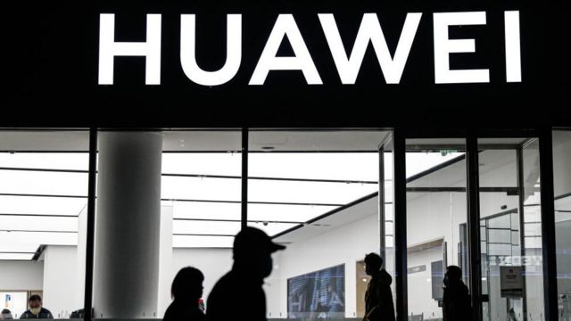 A Huawei store