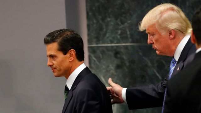 Así Fue El Sorpresivo Encuentro De Donald Trump Con El Presidente