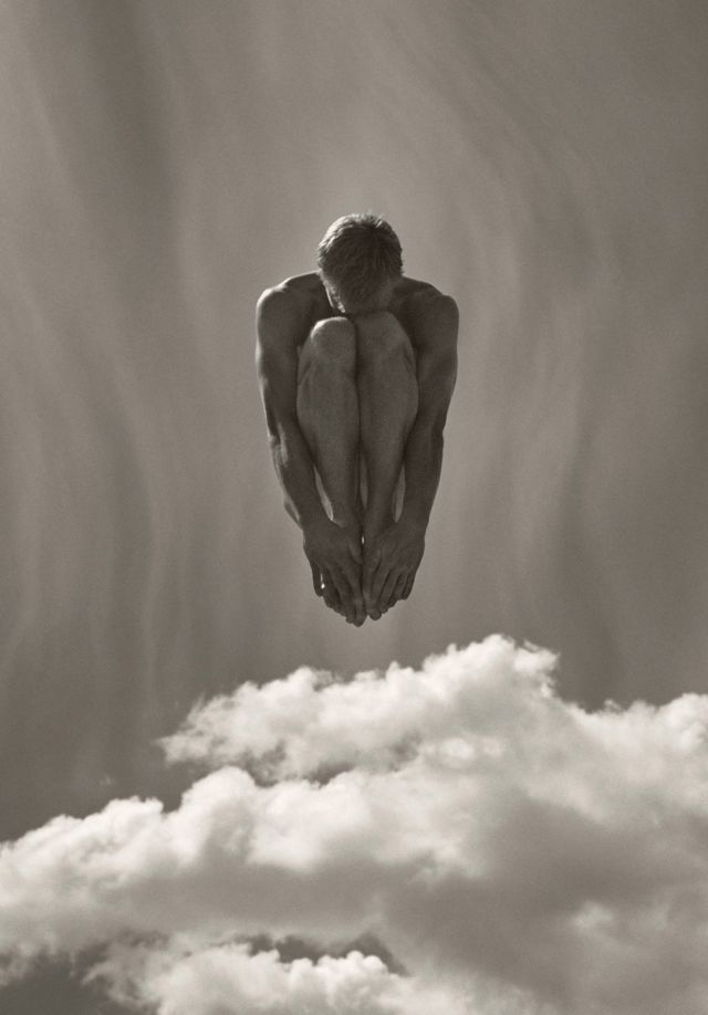 Photograph of a Danish gymnast in the air by Jonathan Anderson and Edwin Low