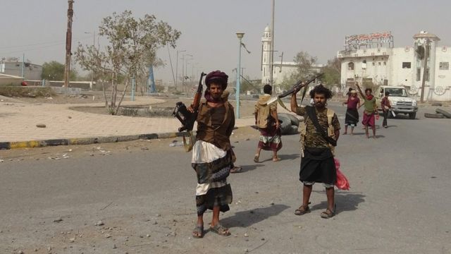 Ndị agha na-akwado gọọmentị Yemen