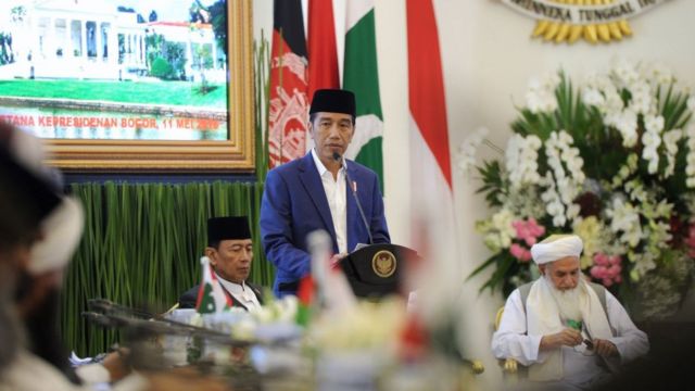 Jokowi kecam Trump di Konferensi Afghanistan di Bogor 