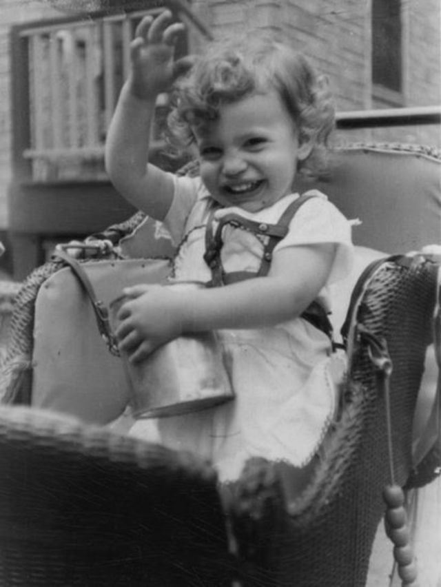 Judy as a young child