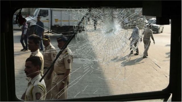 భీమా కోరెగాం ఘర్షణల దృశ్యం