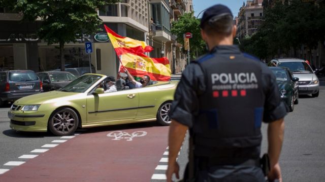 Протест против карантина в Испании
