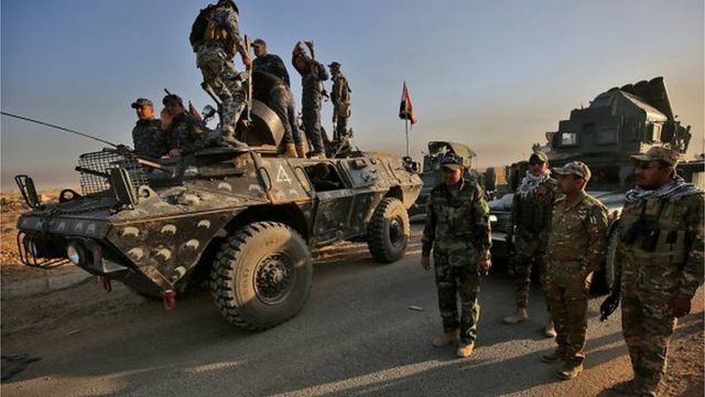 Dakarun Iraqi na dunfarar birnin Mosul