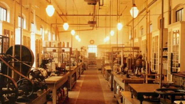 Le laboratoire d'Edison, dans le New Jersey