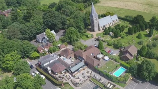 Aerial view of Headley