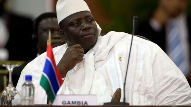 La Gambie n'était pas propice à l'exercice du métier de journaliste durant le magistère de Yahya Jammeh (en photo).