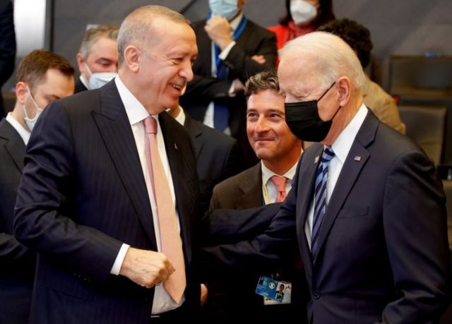Cumhurbaşkanı Recep Tayyip Erdoğan ve ABD Başkanı Joe Biden