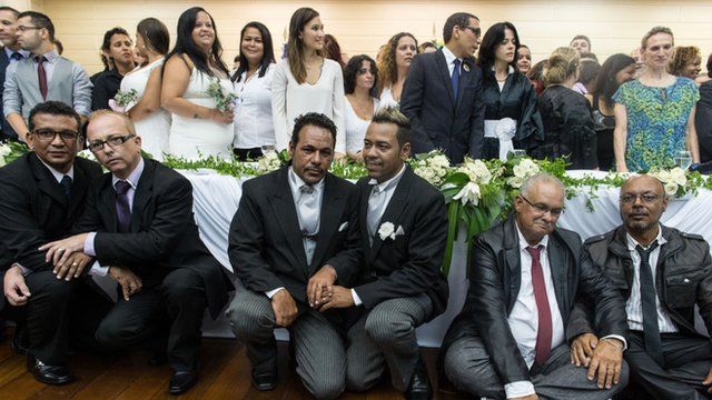 Grande casamento gay no Rio de Janeiro, em 2013