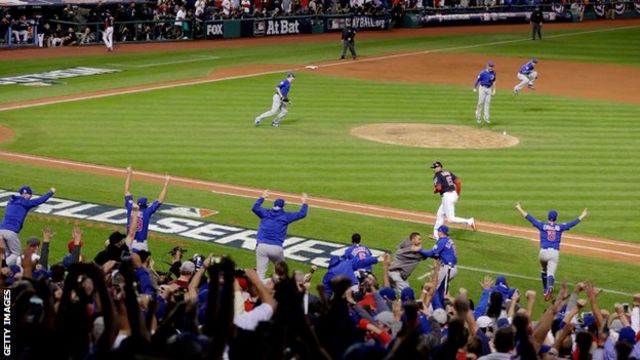 World Series baseball: Chicago Cubs end 108-year wait for win - BBC News