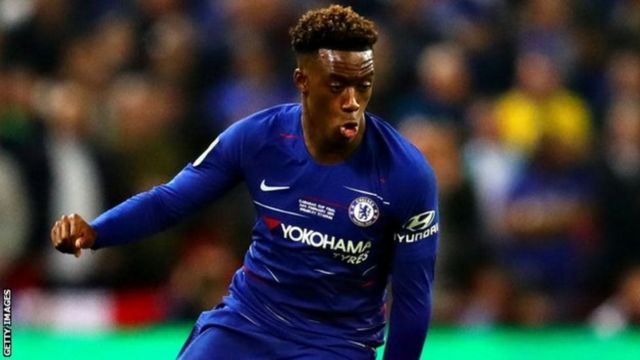 winga wa Chelsea na England Callum Hudson-Odoi