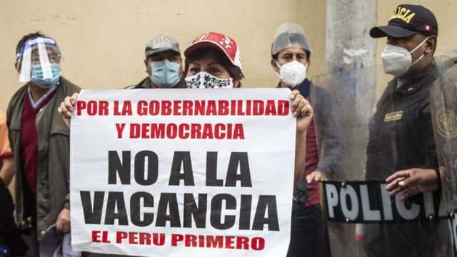 Protestas en Peru