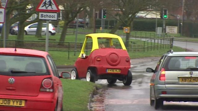 Little Tike' real life car goes on sale - BBC News