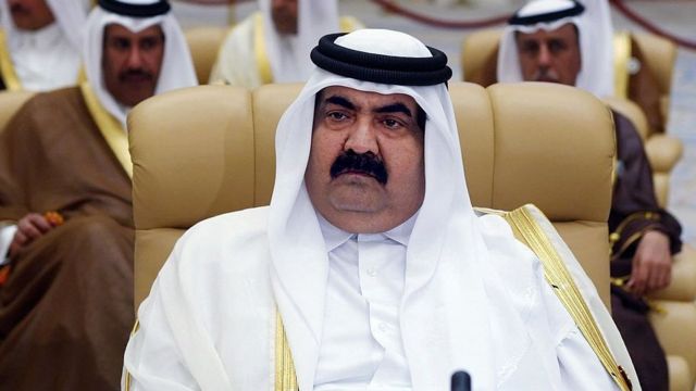 امير قطر السابق حمد بن خليفة