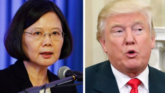 Bà Thái Anh Văn và ông Donald Trump