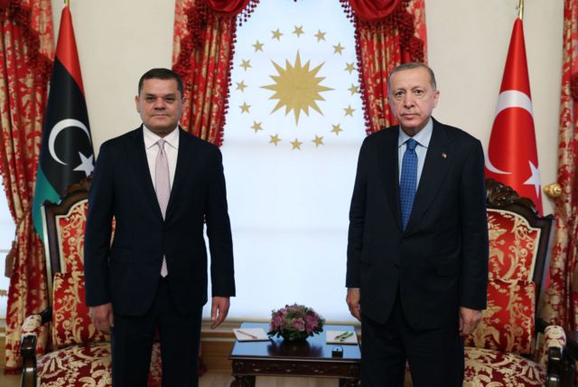 Erdoğan, Libya Başbakanı Dibeybe ile geçen yıl Kasım'da İstanbul'da görüşmüştü