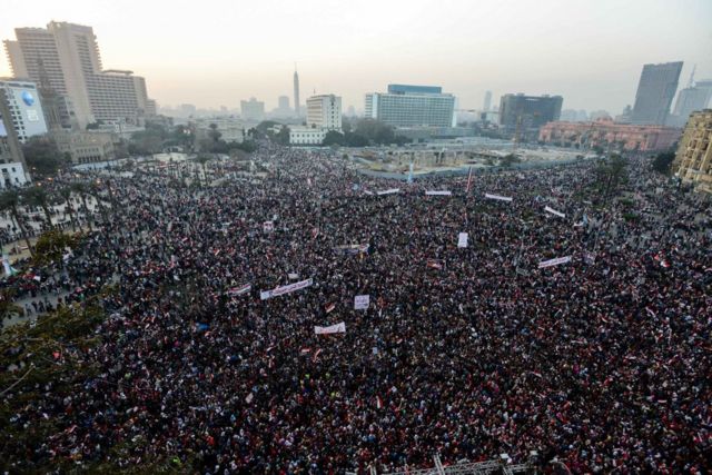 Manifestação no Egito em 2011