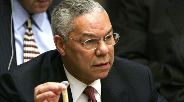 Dönemin ABD Dışişleri Bakanı Colin Powell