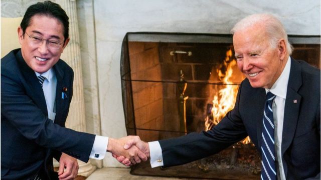 Prim-ministrul Fumio Kishida se întâlnește cu președintele Joe Biden