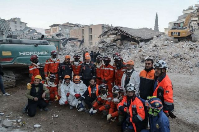 Senegal, Meksika ve Türkiye'den kurtarma ekipleri hatay'da - 19 Şubat