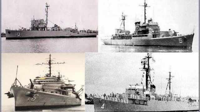 Bốn tàu chiến Việt Nam Cộng Hòa tham gia Hải chiến Hoàng Sa năm 1974