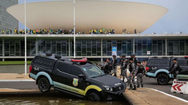 Brezilya'nın başkenti Brasília'daki olaylar