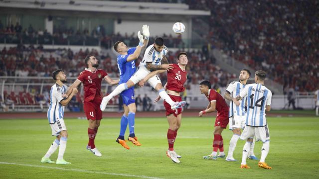 Argentina vs Indonesia: Momen-momen penting yang tertangkap kamera