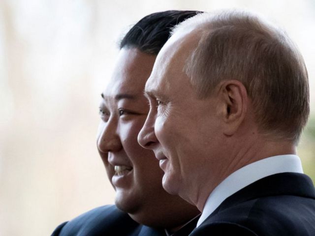 Kim Jong Un et Vladimir Poutine