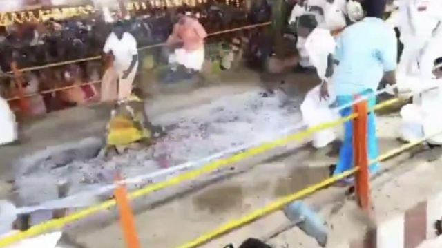 கோவில் திருவிழா, விபத்து