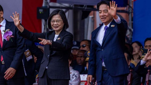 Tổng thống Thái Anh Văn cùng phó tổng thống William Lai 