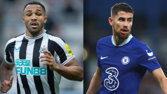 Callum Wilson and Jorginho