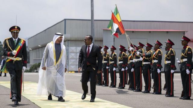 MM Abiy Ahimad pirezidantii UAE Mahammad Biin Zayiid al Nahaayin Finfinneetti yeroo simatanitti