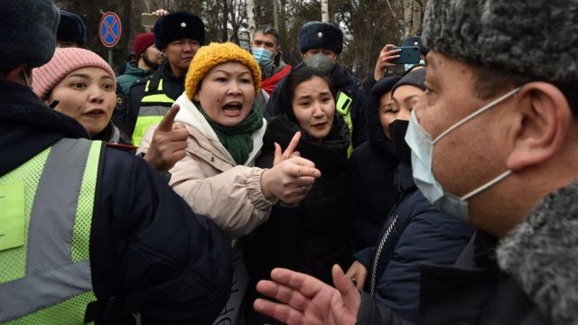 акция протеста в бишкеке