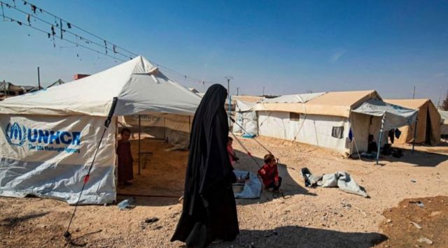 Suriye'deki el-Hol kampı 