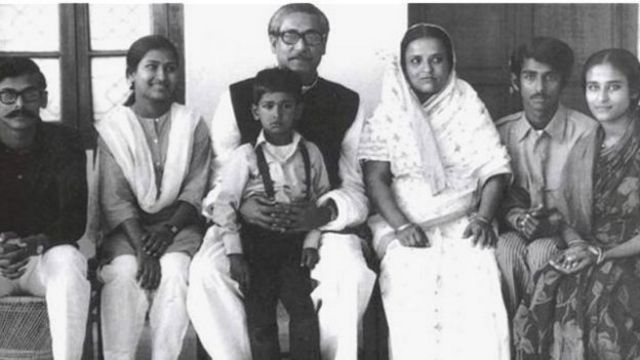 শেখ মুজিবুর রহমান ও তার পরিবার