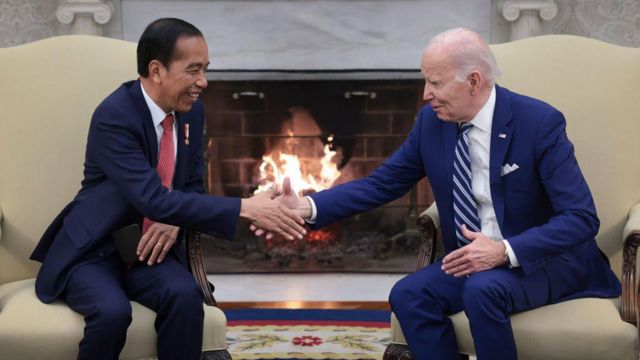 Israel Gaza Jokowi Desak Biden Untuk Dorong Israel Hentikan Serangan