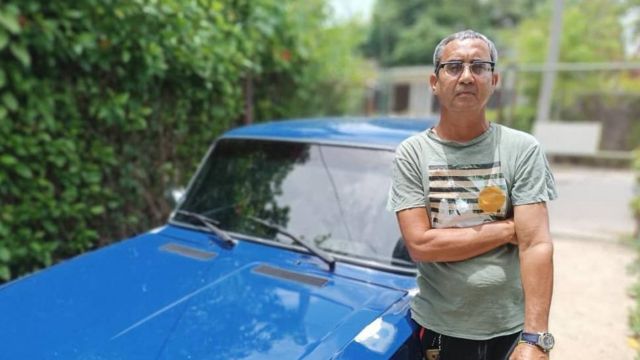 Jorge Lloro, taxista en La Habana
